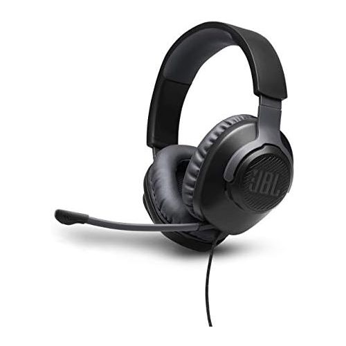  Amazon Renewed JBL Quantum 100 - Wired Over-Ear Gaming Headphones - Black (Renewed)