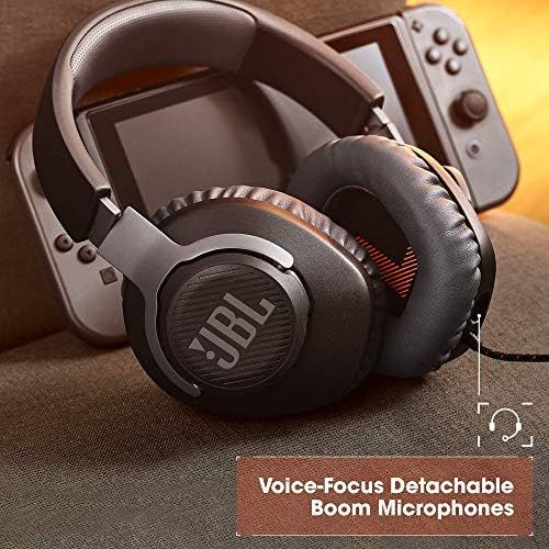  Amazon Renewed JBL Quantum 100 - Wired Over-Ear Gaming Headphones - Black (Renewed)