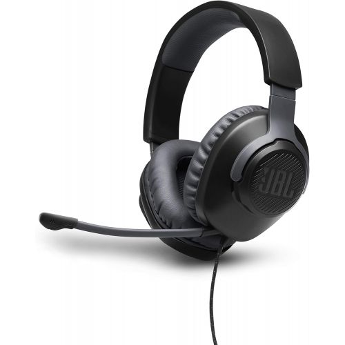  Amazon Renewed JBL Quantum 100 - Wired Over-Ear Gaming Headphones - Black (Renewed)