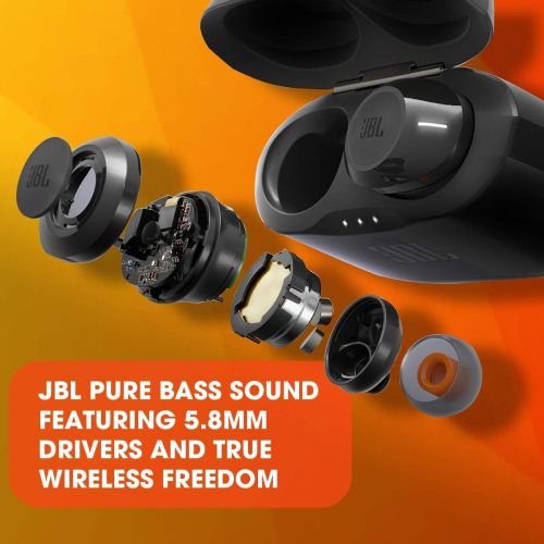  Amazon Renewed JBL TUNE 120TWS Wireless In-Ear Headphones (Black) (Renewed)