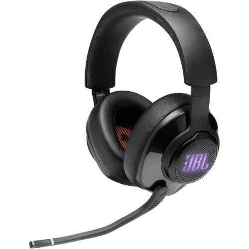  Amazon Renewed JBL Quantum 400 - Wired Over-Ear Gaming Headphones with USB and Game-Chat Balance Dial - Black (Renewed)