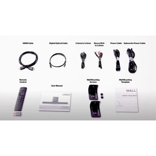  Amazon Renewed (Renewed) VIZIO V-Series 2.1 Channel Soundbar System with 5 Wireless Subwoofer - Black