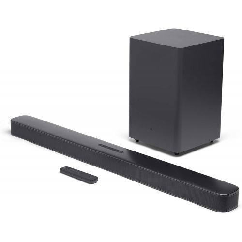  Amazon Renewed JBL 2.1-Channel 300W Soundbar System with 6-1/2 Wireless Subwoofer - Black (Renewed)