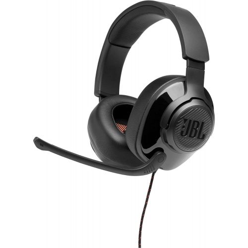  Amazon Renewed JBL Quantum 200 - Wired Over-Ear Gaming Headphones - Black (Renewed)