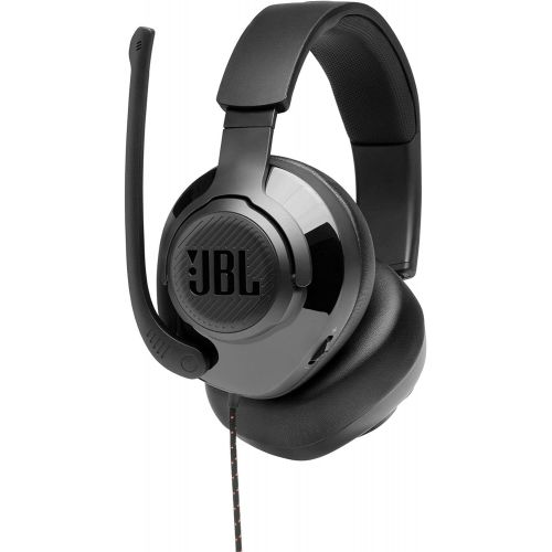  Amazon Renewed JBL Quantum 200 - Wired Over-Ear Gaming Headphones - Black (Renewed)