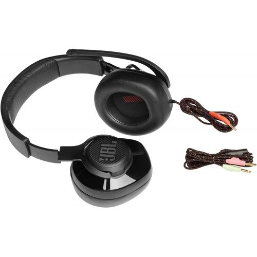  Amazon Renewed JBL Quantum 200 - Wired Over-Ear Gaming Headphones - Black (Renewed)