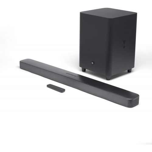  Amazon Renewed JBL JBL2GBAR51IMBLKAM Bar 5.1 Soundbar with Built-in Virtual Surround, 4K and 10 Wireless Subwoofer (Renewed)