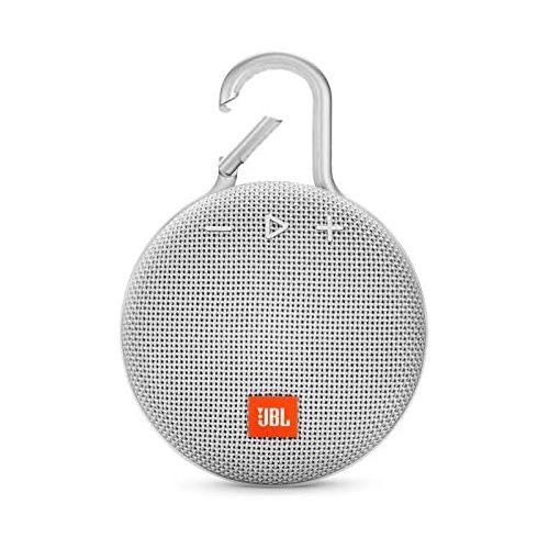  Amazon Renewed JBL Clip 3 Waterproof Portable Bluetooth Speaker - White (Renewed)