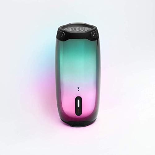  Amazon Renewed JBL Pulse 4 Waterproof Portable Bluetooth Speaker with Light Show - Black (Renewed)
