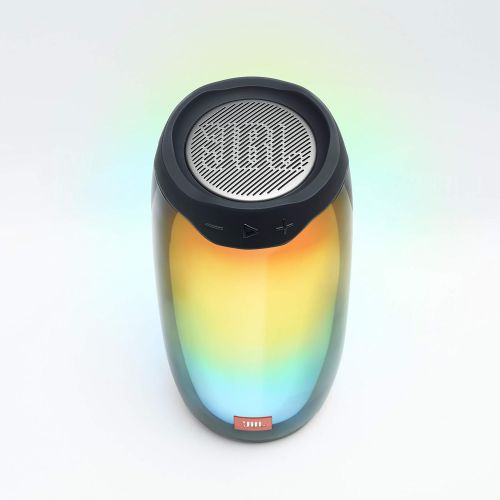  Amazon Renewed JBL Pulse 4 Waterproof Portable Bluetooth Speaker with Light Show - Black (Renewed)