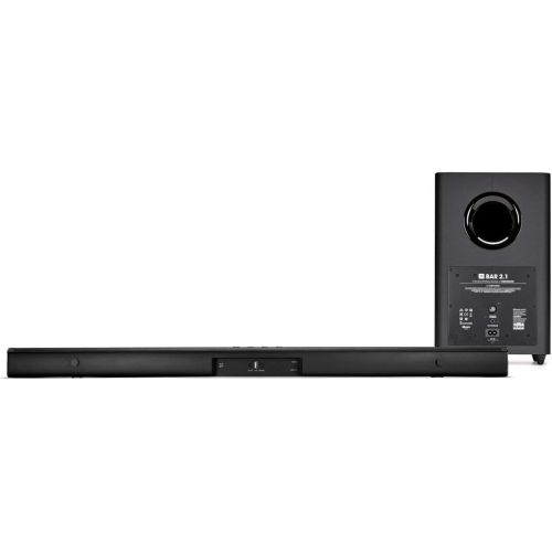  Amazon Renewed JBL Bar 2.1 Home Theater Starter System with Soundbar and Wireless Subwoofer with Bluetooth (Renewed)