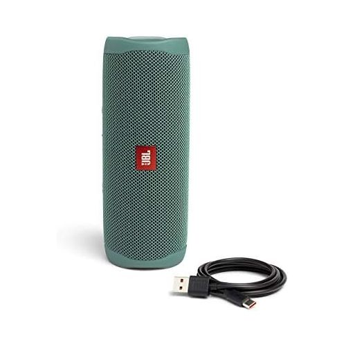  Amazon Renewed JBL FLIP 5 Waterproof Portable Bluetooth Speaker Made From 100% Recycled Plastic - Green (Renewed)