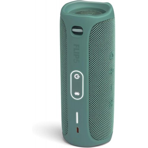  Amazon Renewed JBL FLIP 5 Waterproof Portable Bluetooth Speaker Made From 100% Recycled Plastic - Green (Renewed)