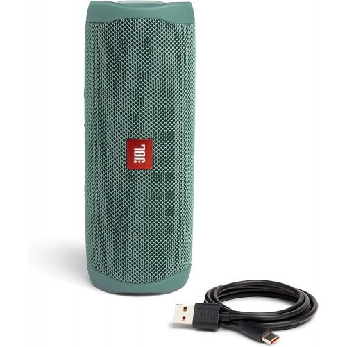  Amazon Renewed JBL FLIP 5 Waterproof Portable Bluetooth Speaker Made From 100% Recycled Plastic - Green (Renewed)