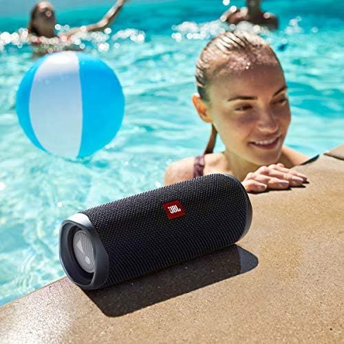  Amazon Renewed JBL Flip 5 Waterproof Portable Bluetooth Speaker - Black (Renewed)