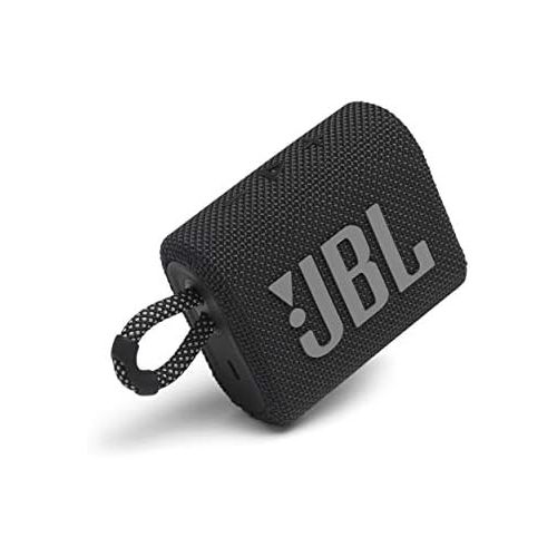  Amazon Renewed JBL - GO3 Portable Waterproof Wireless Speaker - Black (Renewed)