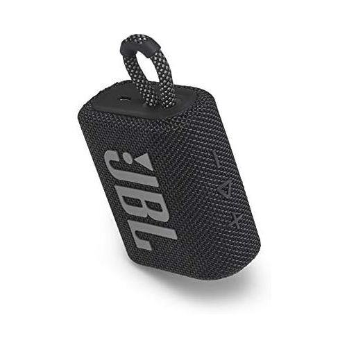  Amazon Renewed JBL - GO3 Portable Waterproof Wireless Speaker - Black (Renewed)