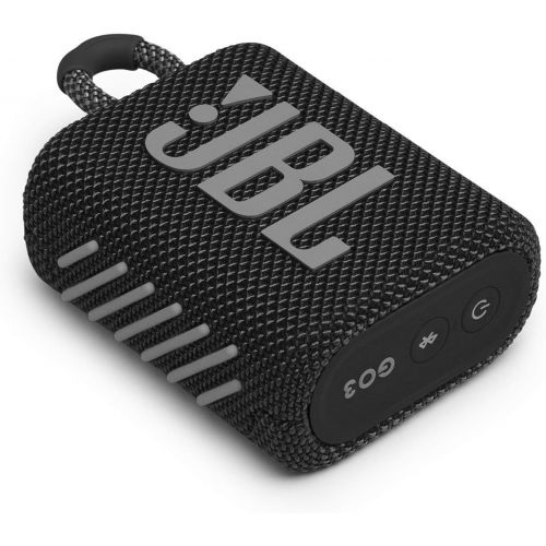  Amazon Renewed JBL - GO3 Portable Waterproof Wireless Speaker - Black (Renewed)