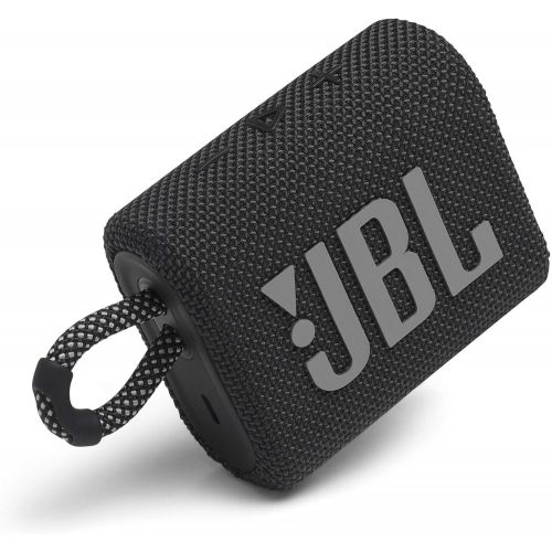  Amazon Renewed JBL - GO3 Portable Waterproof Wireless Speaker - Black (Renewed)