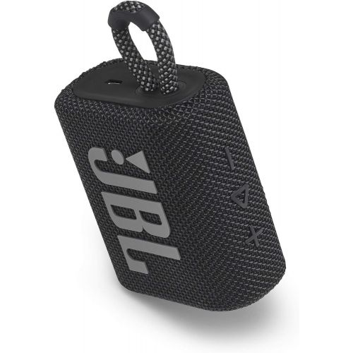  Amazon Renewed JBL - GO3 Portable Waterproof Wireless Speaker - Black (Renewed)