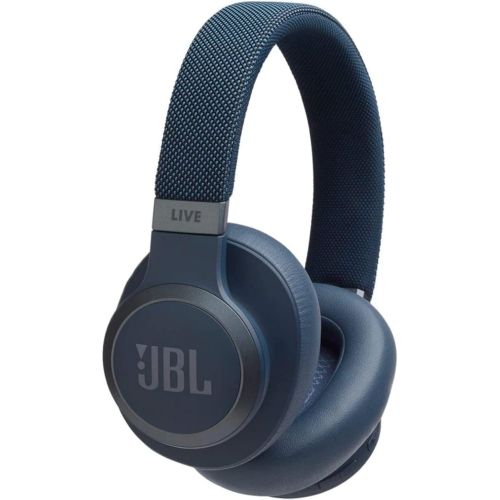  Amazon Renewed JBL LIVE 650BTNC Around Ear Wireless Headphone with Noise Cancellation Blue (Renewed)