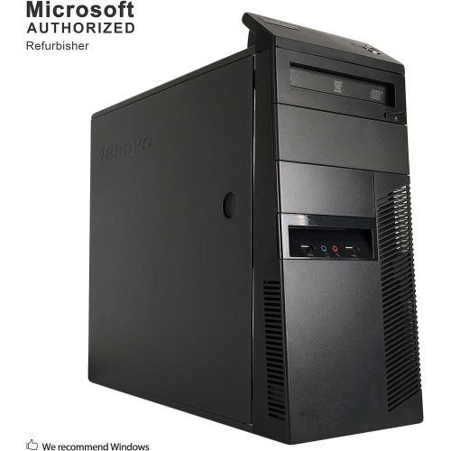  Amazon Renewed Lenovo ThinkCentre M91P Tower Desktop PC, Intel Core i7-2600 up to 3.80 GHz, 8 GB, 120 GB SSD 500G, DVD-ROM, BT 4.0, WiFi, Windows 10 64-Multi-Language Support English/Spanish/Fren