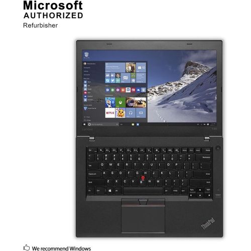  Amazon Renewed Lenovo ThinkPad T460 14 Inch Business Notebooks, Intel Core i5 6300U up to 3.0GHz, 16G DDR3L, 256G SSD, WiFi, mDP, HDMI, Windows 10 64 Bit-Multi-Language Supports English/Spanish/F