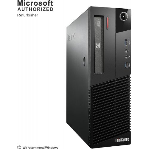  Amazon Renewed Lenovo M83 Business High Performance SFF Desktop Computer PC (Intel Quad Core i5 4570 3.2G,16G DDR3,240G SSD+1T,DVD,HDMI,WiFi,BT 4.0,W10P64) -Support-English/Spanish (Renewed)