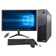 Amazon Renewed Lenovo ThinkCentre M93P Fast Desktop Computer PC with 20 Inch Monitor(HDMI) Intel Quad Core i5 4570 3.20 GHz, 8GB DDR3, 256GB Solid State Drive, KB, Mouse, USB WiFi, Windows 10 Pro