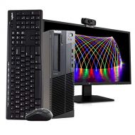 Amazon Renewed Lenovo M92P PC Desktop Computer, Intel i5, 8GB RAM, 240GB SSD, Windows 10 Pro, New 23.6 FHD LED Monitor, New FHD 1080p Periphio Webcam, Wireless Keyboard & Mouse, New 16GB Flash Dr