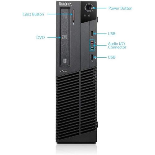  Amazon Renewed Lenovo ThinkCentre M91p Desktop Computer - Intel Quad Core i5-2400 3.10 GHz, 4GB Memory, 500GB HDD, DVD Windows 10 Professional (Renewed)