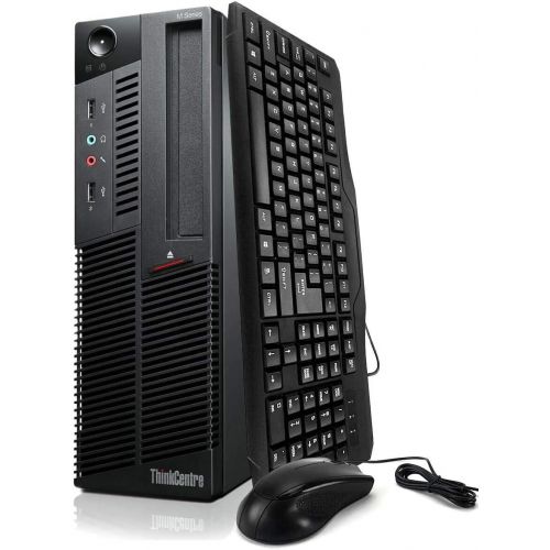  Amazon Renewed Lenovo ThinkCentre M91p Desktop Computer - Intel Quad Core i5-2400 3.10 GHz, 4GB Memory, 500GB HDD, DVD Windows 10 Professional (Renewed)