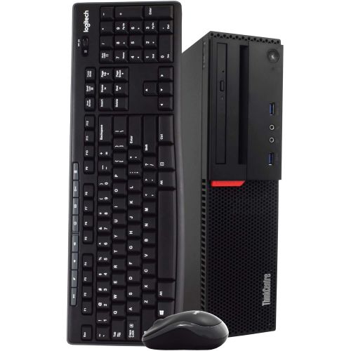  Amazon Renewed Lenovo M900 Small Form PC Desktop Computer - Intel i5-6500 3.20GHz, 16GB RAM, 2TB HDD, Windows 10 Pro, New 23.6 FHD Monitor, Wireless Keyboard & Mouse, New 16GB Flash Drive, Wi-Fi