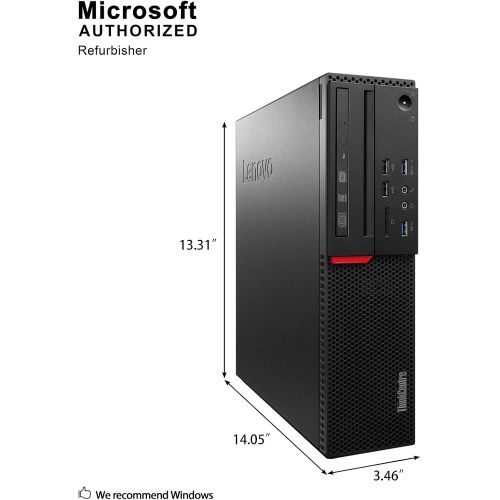  Amazon Renewed Lenovo ThinkCentre M800 Small Form Factor Desktop PC, Intel Quad Core i5 6500 up to 3.6GHz, 16G DDR4, 1T SSD, WiFi, BT 4.0, DVD, Win 10 Pro 64-Multi-Language Support English/Spanis