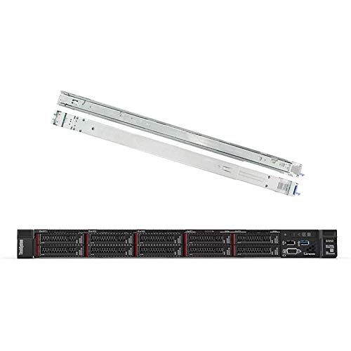  Amazon Renewed Lenovo ThinkSystem SR250 Rack Server with Rail Kit, Intel Xeon E-2136 6-Core 3.3GHz, 32GB DDR4, 16TB HDD, RAID (Renewed)