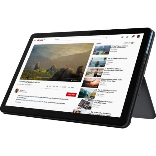  Amazon Renewed Lenovo Chromebook Duet 10.1 4GB 128GB MediaTek Helio P60T X8?2GHz Chrome OS,?Ice Blue + Iron Grey (Renewed)