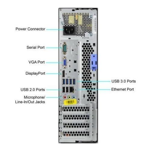  Amazon Renewed Lenovo Thinkcentre M82 SFF Small Form Factor High Performance Business Desktop Computer, Intel Core i7-3770 up to 3.9GHz, 8GB DDR3, 1TB HDD, DVD, VGA, Windows 10 Professional (Rene