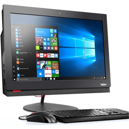  Amazon Renewed Lenovo ThinkCentre M800Z 21.5 in HD All-in-One Desktop Computer, Intel Quad Core i3-6100-3.7 GHz, 16GB RAM, 256GB SSD HDD, USB 3.0, DVDRW, DiaplayPort, RJ-45, Windows 10 Profession