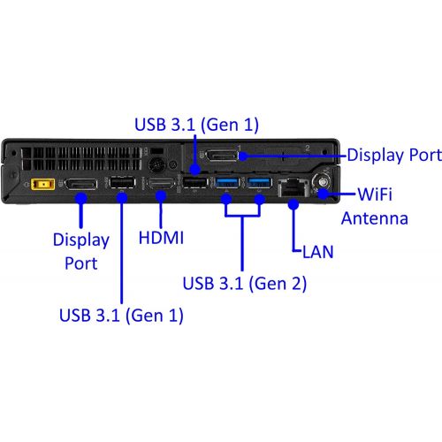  Amazon Renewed Lenovo ThinkCentre M920Q Tiny, Quad-Core i7-8700T Upto 4GHz, 16GB RAM, 512GB M.2, 4K 3-Monitor Support DisplayPort, HDMI, WiFi, Bluetooth - Windows 10 Pro (Renewed)