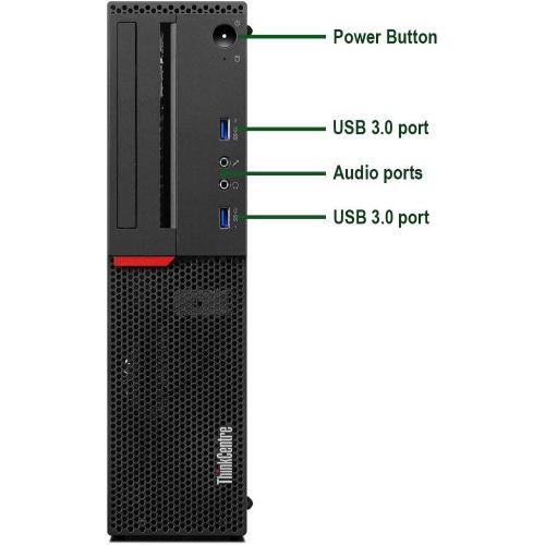  Amazon Renewed Lenovo M700 SFF Computer Desktop PC, Intel Core i5 6500 Processor, 16GB Ram, 512GB M.2 SSD, Wireless Keyboard Mouse, 24-inch FHD Monitor, 1080p Webcam, WiFi Bluetooth, Windows 10 P