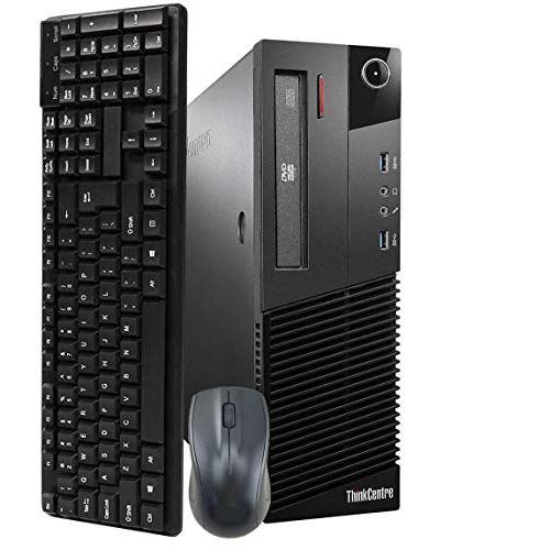  Amazon Renewed Lenovo ThinkCentre M93P SFF Computer Desktop PC, Intel Core i5 3.2GHz Processor, 8GB Ram, 128GB M.2 SSD, 2TB Hard Drive, Wireless Keyboard & Mouse, WiFi Bluetooth, Windows 10 Pro (