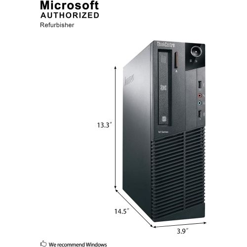  Amazon Renewed Lenovo Think Center M81 SFF Desktop Computer, Intel Quad Core I5-2400 3.1GHz up to 3.4GHz, 12GB DDR3 RAM, 2TB HDD, DVD, WIFI, BT 4.0, HDMI, VGA, Display port, W10P64 (Renewed)