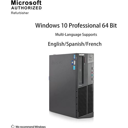  Amazon Renewed Lenovo Think Center M81 SFF Desktop Computer, Intel Quad Core I5-2400 3.1GHz up to 3.4GHz, 12GB DDR3 RAM, 2TB HDD, DVD, WIFI, BT 4.0, HDMI, VGA, Display port, W10P64 (Renewed)