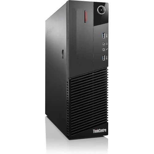  Amazon Renewed Lenovo ThinkCentre M93P SFF Computer Desktop PC, Intel Core i7 3.4GHz Processor, 8GB Ram, 128GB M.2 SSD, 500GB HDD, Wireless Keyboard & Mouse, WiFi Bluetooth, New 19 Monitor, Win 1