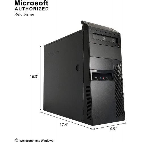  Amazon Renewed Lenovo ThinkCentre Business Computer, Intel Core i5, 16G DDR3, 512G SSD, 2T, VGA, DP, WiFi, BT 4.0, DVD, Win 10 64 Bit-Multi-Language(CI5)(Renewed)