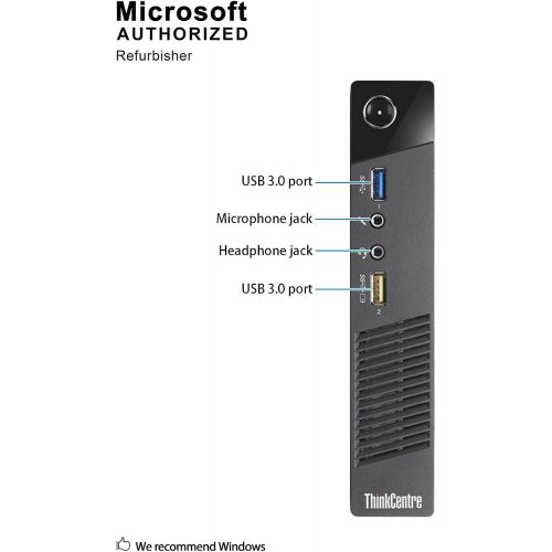  Amazon Renewed Lenovo ThinkCentre M93p Tiny Desktop, Intel Core i5, 16GB, 256GB SSD, Win10 Pro. Refurbished