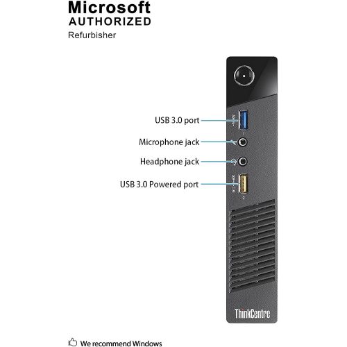  Amazon Renewed Lenovo ThinkCentre M73P Tiny Mini Business Desktop Computer, Intel Dual-Core i5-4570T Processor up to 3.60 GHz, 16GB RAM, 240GB SSD, WiFi, Windows 10 Pro (Renewed)