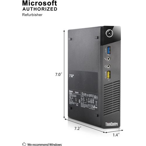  Amazon Renewed Lenovo ThinkCentre M73P Tiny Mini Business Desktop Computer, Intel Dual-Core i5-4570T Processor up to 3.60 GHz, 16GB RAM, 240GB SSD, WiFi, Windows 10 Pro (Renewed)