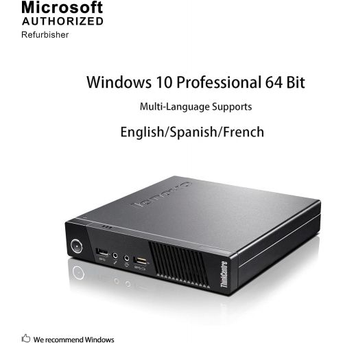  Amazon Renewed Lenovo ThinkCentre M73P Tiny Mini Business Desktop Computer, Intel Dual-Core i5-4570T Processor up to 3.60 GHz, 16GB RAM, 240GB SSD, WiFi, Windows 10 Pro (Renewed)