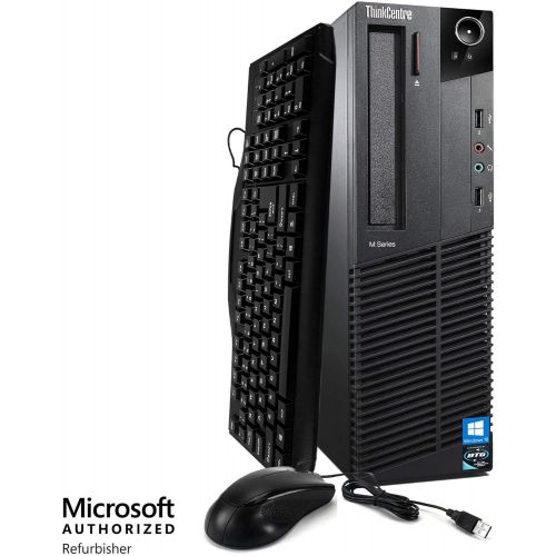  Amazon Renewed Lenovo ThinkCentre M91 Desktop PC Computer - Intel Quad Core i5 3.10GHz, 8GB RAM, 1TB HDD, Bluetooth, WiFi, Keyboard, Mouse, DVD, Windows 10 Professional (Renewed)